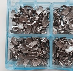 50Set Dental Orthodontics Bondable Buccal Tubes 1st Molar Roth 022 Mesh Base