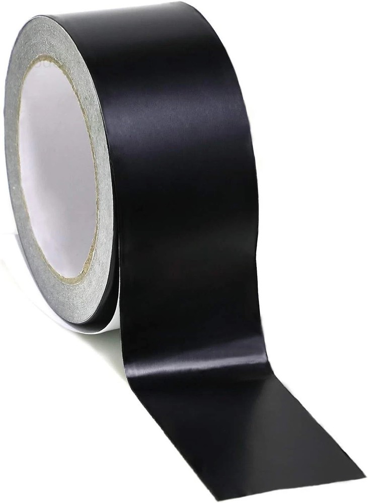 Black Aluminum Foil Tape High Temp Heavy Duty 2 INCH x 64 Feet