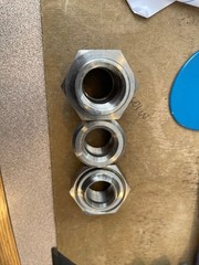 3/4″ Stainless Steel Union A182 F304/304L NNB (1) ASP (Medical Grade)
