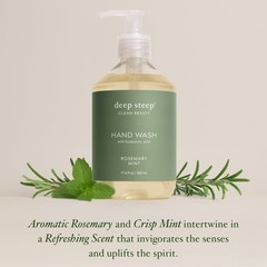 Deep Steep Liquid Hand Wash, Rosemary Mint, 17.6 oz – Mint