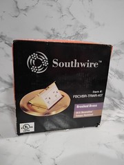 Southwire Garvin Brass Floor Box Kit FBCVBR-TRWR-KIT