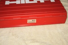 Hilti DX36M Powder Actuated Nail Stud Case ONLY w Some Accessories (Fastner/Nail