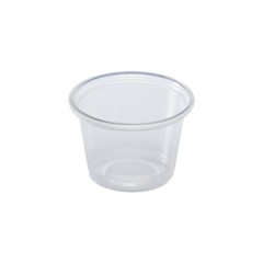 Karat 1oz Tall PP Plastic Portion Cups – Clear – 2,500 ct, FP-P100TALL-PP