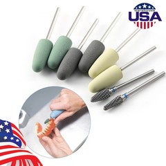 AZDENT Dental Resin Base Acrylic Polishing Burs Kit HP Tungsten Carbide Polisher