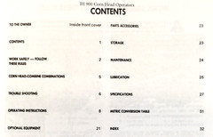 International 900 Series 943 944 954 963 964 983 Corn Header Operators Manual