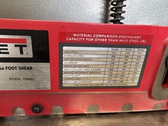 JET-JET FS-1652J 16 ga. x 52″ Stomp Shear