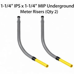 Underground Natural Gas 1 1/4in 100 ft IPS New Install Kit LP Flexible Durable