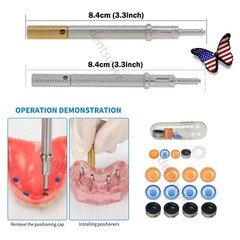 Hiossen/Nobel/Straumann Open/Closed Tray Posts Healing & Locator Abutments Caps