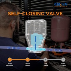 Elitech Charging Valve for Electronic Refrigerant Scale