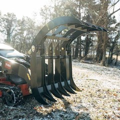 Titan 34″ Clamshell Root Grapple Rake Attachment Fits Mini Skid Steer