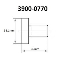 5/8-18 ARBOR SCREW FOR 1-1/4″ SHELL END MILL HOLDER (3900-0770)