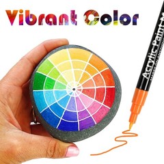Acrylic Paint Pens for Rock Painting – Set 1 Count (Pack of 24), [Multiple]
