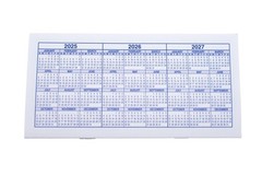 Pack of 10, 2025-2026-2027 Checkbook Registers for Personal Checkbook Ledgers