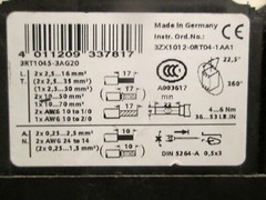 SIEMENS 3RT1045-3AG20 **USED**