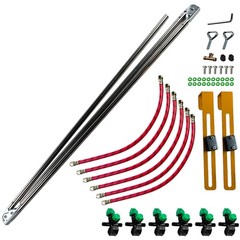 6 Nozzle Foldable Sprayer Boom Wide Spray For ATV UTV Agricultural Spraying