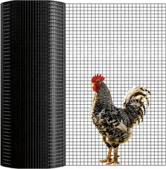 24in x 50ft Hardware Cloth Wire Mesh Roll 1/2 in 19 Gauge Chicken Fence