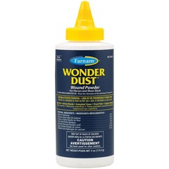 Wonder Dust Wound Powder 4oz Blood Coagulant Dressing for Horses and Livestock