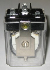 120 VAC – 10 A SPDT See Through NTE Relay – 120V AC Coil – 28VDC 10A 5 Terminal