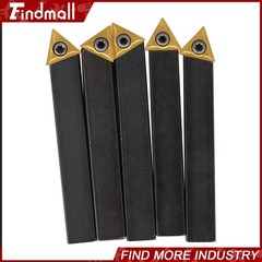 Findmall 5Pcs 1/2″ Indexable Carbide Insert Turning Tooling Bit Holder For Lathe