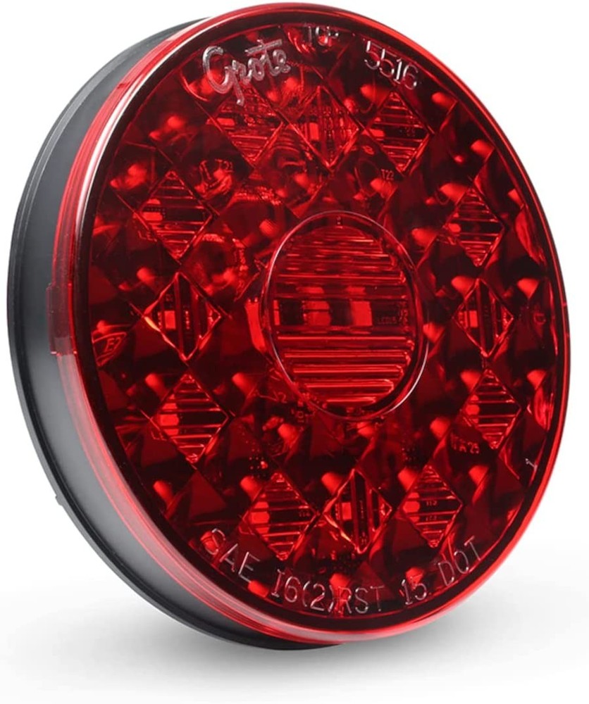 55082 – STT LAMP 4in RED LED ROUND W/O INTEGRATD BACKUP HARD SHELL – (1 EA)