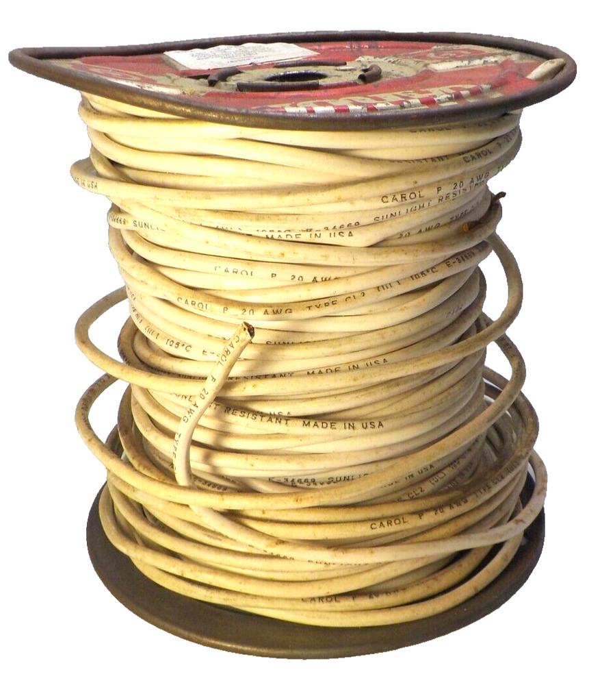 Carol 20 AWG type CL2 E-34669 7 conductor 250 ft. some used unsure about length