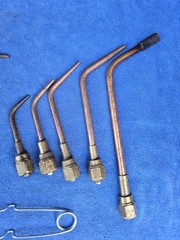 Victor Brazing Tips Lot With Rosebud Attachment And Striker