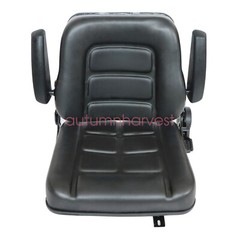 Universal Lawn Mower Tractor Seat Forklift Seat Adjustable With Armrest