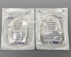 Dental Orthodontic Thermal Activated Archwires Niti Arch Wire Ovoid Natural Form