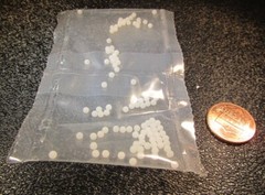 Nylon 6/6 Natural Molded Balls, 3/32″ (.094″) Dia, 500 Pc