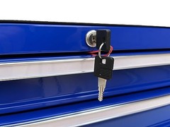Workington Industrial 2 Drawers 26-3/8″ W X 12-1/2″ D X 10-1/2″ H, Blue