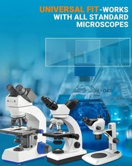 Microscope Slides and Covers Kit – 50 Blank Pre-Cleaned Glass Slides for Microsc