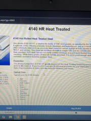 Ameritech Die and M 4140 Hot Rolled Heat Treated Steel QTY 9 PCS New
