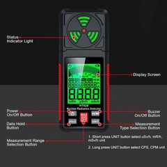 Geiger Counter Nuclear Radiation Detector, Beta Gamma X-ray Radioactivity Detect