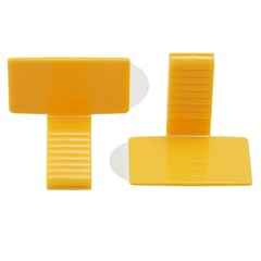 100Pcs Dental Sensor Holder self-adhesive X-ray Sensor Holder Posterior Yellow