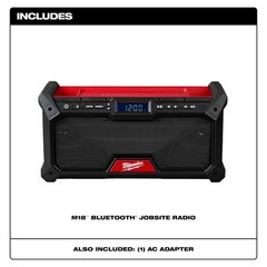 Milwaukee 2952-20 M18 18V Cordless Bluetooth Jobsite Radio (Radio Only)