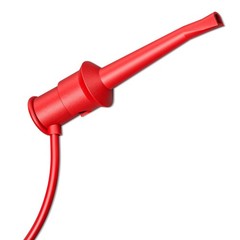 Cleqee Test Hook Clip Set 10pcs Red Black Probe Leads