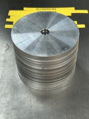 1 UNKNOWN ALUMINUM SPUR GEAR 64 PITCH 256 TEETH 1/2” BORE .200” FACE 20 DEG. PA
