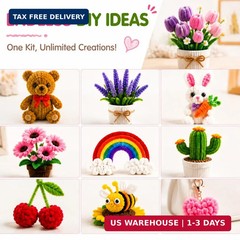 800 PCS Pipe Cleaners Bulk Flowers Kit, Pipe Cleaners Craft with Handle, 13 Colo