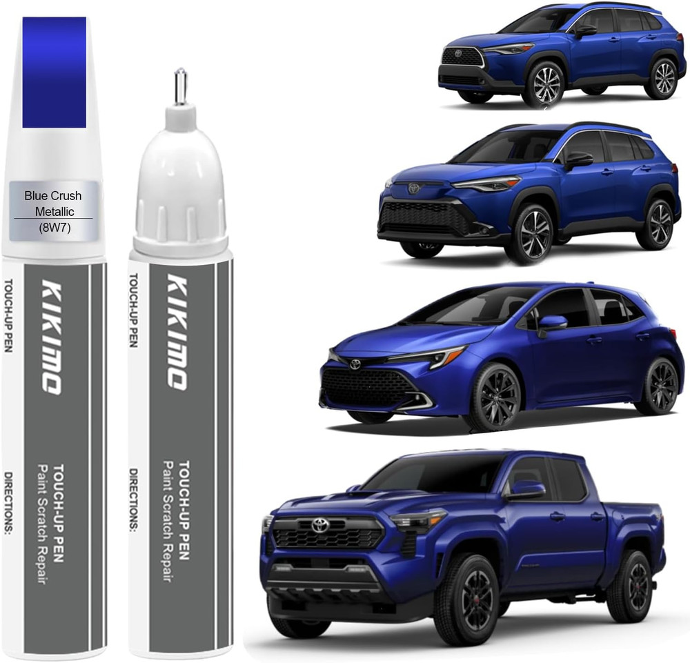 for Toyota Touch up Paint(Blue Crush Metallic(8W7(Include 2RC))), Car Paint Repa