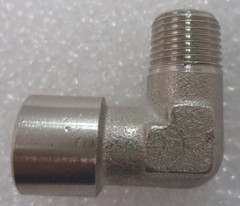 STAINLESS STEEL 1/8″ NPT FEMALE to 1/8″ NPT MALE 90° ELBOW FITTING, P/N I004264