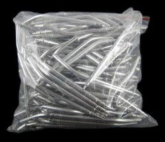 Dental Air Water Spray Nozzles/Tips Triple 3-way Syringe Metal Nozzles/Tips/Tube