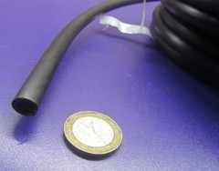 HDPE Tubing .375″ (3/8) OD x .250″ ID (1/4″) x 100 Ft Coil Black
