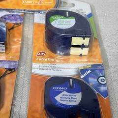 NIB Dymo LetraTag Label Maker LT-100T Printer 9 NIB Cartridges 5 Partial Bundle