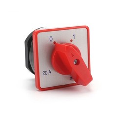 Cam Switch AC380V 2 Position 1 Phase Rotary Double Pole Transfer HZ5D-20/4 L 20A