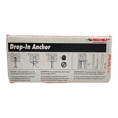 RED HEAD MULTI-SET II SRM-38 DROP-IN ANCHOR BOX OF 50 NEW