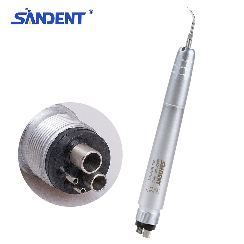 Dental Ultrasonic Air Scaler Handpiece 2/4Hole Scaling Perio Tips G1,G2,G4 CE