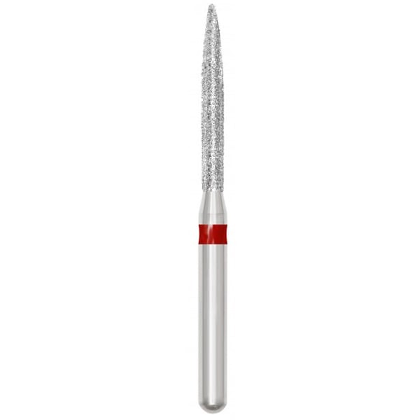 SS White 91344-5 Revelation FG 863-012F Flame Fine Grit Diamond Burs 5/Pk