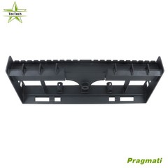 W Receiver Hitch & Spear Sleeves Skid Steer Heavy-Duty Pallet Fork Frame 4000lb