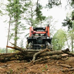 Titan Attachments 48in Economy Skid Steer Root Grapple Bucket Attachment
