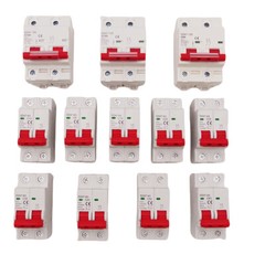 2P AC Mini Circuit Breaker AC MCB 2P 4.5kA 6/10/16/25/32/40/50/63A Din Rail